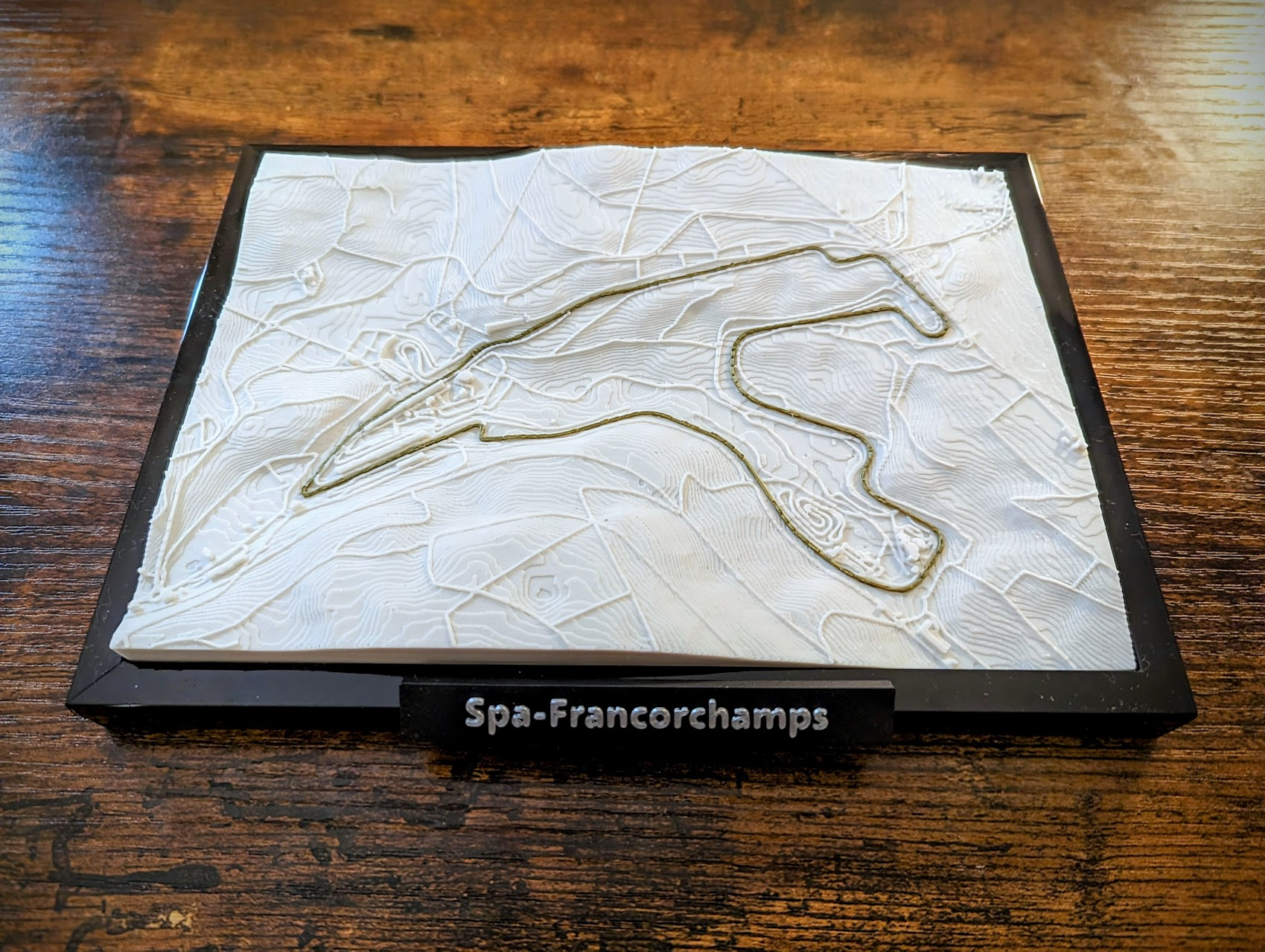 spa francorchamps 3d miniature f1 édition by jarvijar miniatures architecture francorchamp francor champ l'europe formula1 formule 1 ville paysage urbain mini terrain géographie topographie topo carte 3D print model - Mito3D