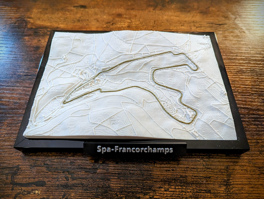 spa francorchamps 3d miniatur f1 auflage by jarvijar miniaturen architektur spa francorchamps francorchamp abonnieren frank feld europa eu formula1 formel 1 stadt stadtbild mini terrain geographie topographie topo karte landschaft 3d print model - Mito3D