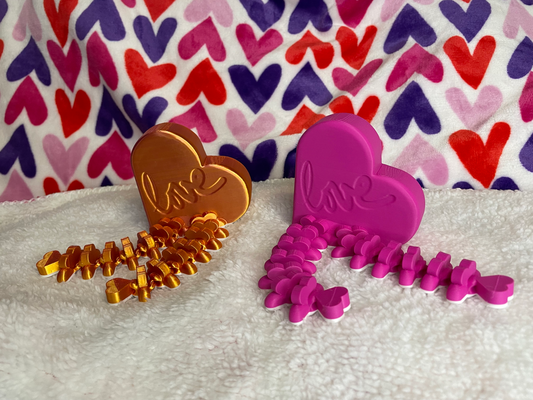 amor corazón leer flexi apoya by funfam3d juguetes juegos botín enamorado san valentin día san valentín regalo lindo travieso divertido articulado escritorio accesorios necesita apoyo ams lite amslita aniversario 3d print model - Mito3D