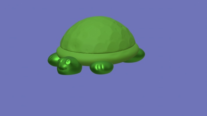 laid tortue by ruralroots3d miniatures animaux animal tortues 3d print model - Mito3D