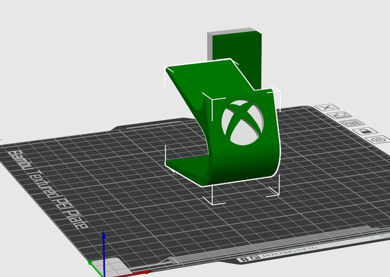 xbox manette supporter remixé by jouets jeux 3d print model - Mito3D