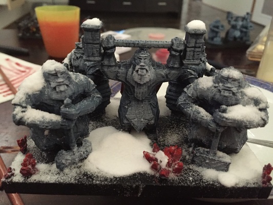 horde of golem by geoffreyholland toys & games outdoor game miniature tabletop miniatures thingiverse wargame manticgames kow 3d print model - Mito3D