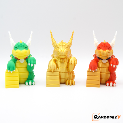 maneki tatsu glücklich drachen by randomizy kunst skulpturen dekor dekoration multi mehrfarbig statue schreibtisch farbe tier tiere design niedlich zahl skulptur kinder kind geschenk zuhause haus wohnkultur neko neko glück geld bambu bambulab 3d print model - Mito3D