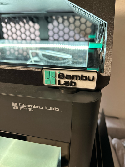 bambu lab plug sign p1p p1s p1 logo by fix3d 3d printer accessories bambulab 3d print model - Mito3D