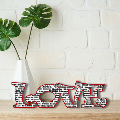 valentines love lithophane i in languages by 3ddruckbydennis art signs & logos litophane box light valentine iloveyou red white led lamp 3d print model - Mito3D