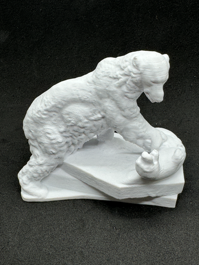 polar bär dichtung by db kunst modelle tier statue 3d print model - Mito3D