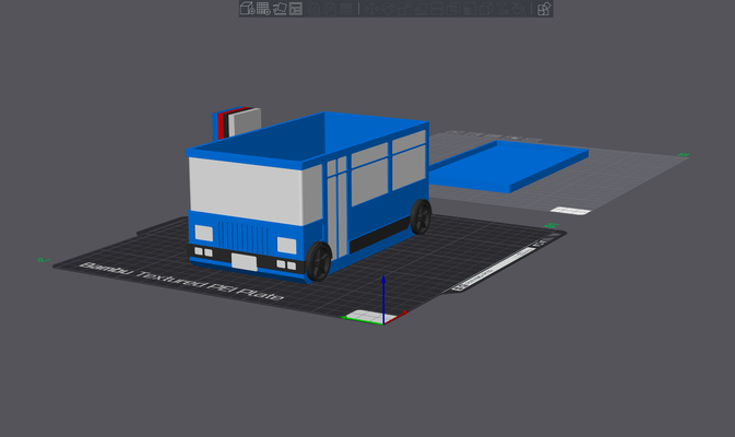 ônibus lápis caso bainha by ross3d casa escritório caneta estacionário recipiente 3d print model - Mito3D