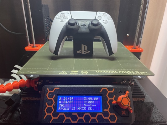 ps5 controller titolare supporto remixato by jdlg2065 giocattoli giochi stazione gioco playstation5 3d print model - Mito3D