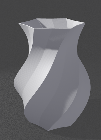 stern vase twist v1 by acemoon0803 generativ 3d modell my 3d print model - Mito3D