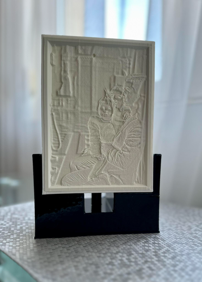 lithophane table lampe by kotelesadam93 ménage décor 3d print model - Mito3D