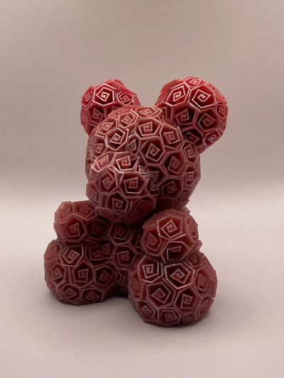 rose ours by kocyns ménage décor saint valentin nounours l'amour cadeau 3d print model - Mito3D