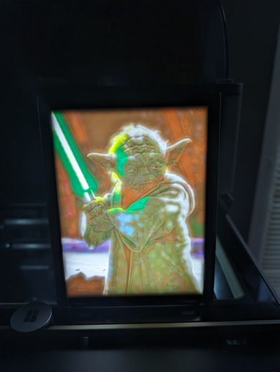 yoda lithophan by mikeyriot171 kunst 2d star kriege krieg sterne jedi 3d print model - Mito3D