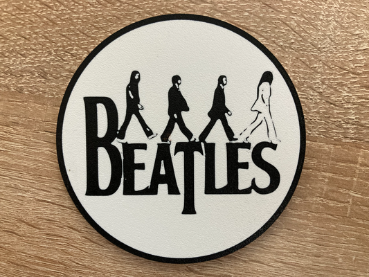 beatles untersetzer by yakubhroch kunst zeichen logos 3d print model - Mito3D