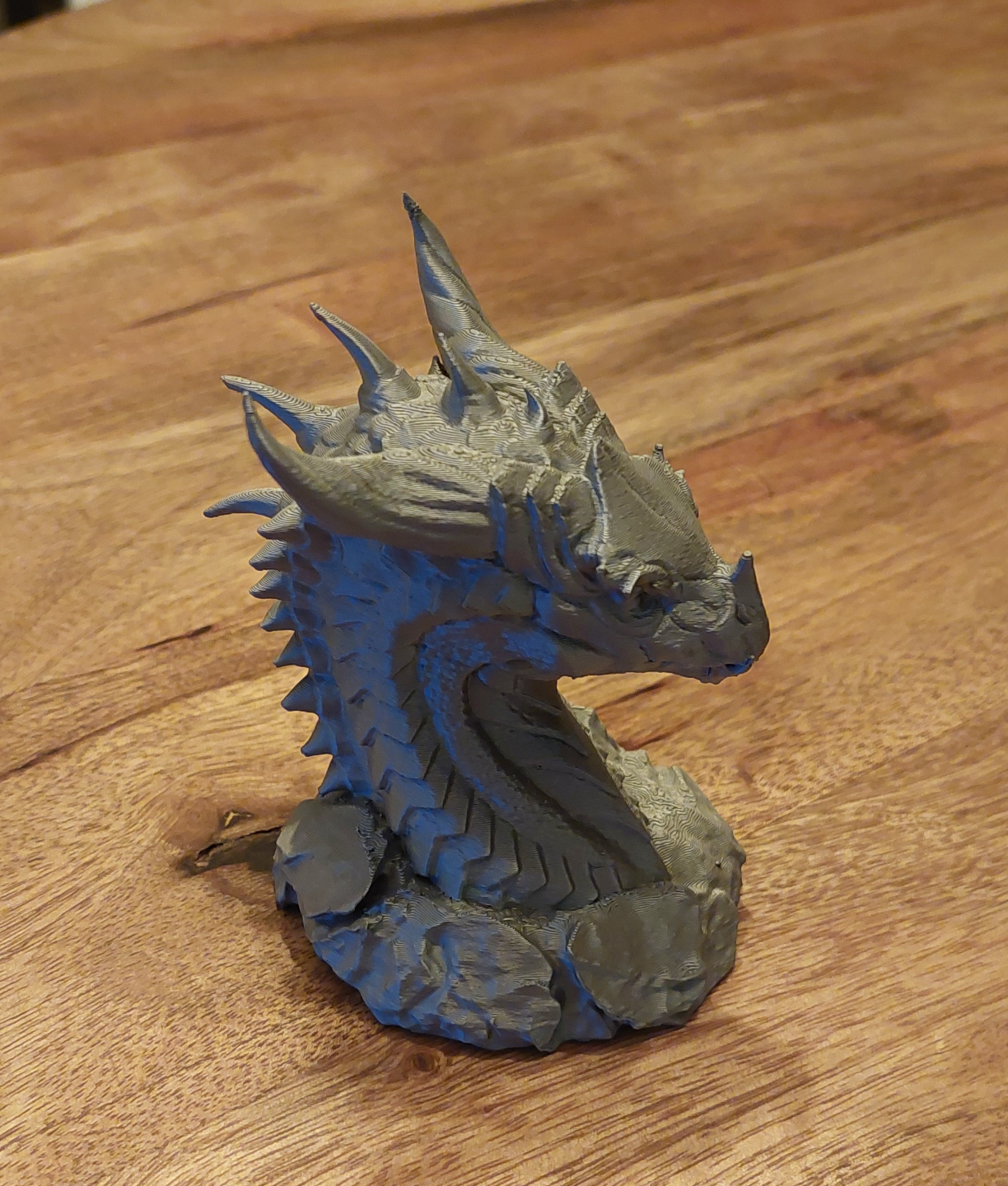 dragon tête by piersonnico miniatures créatures 2024 3d impression 3D print model - Mito3D