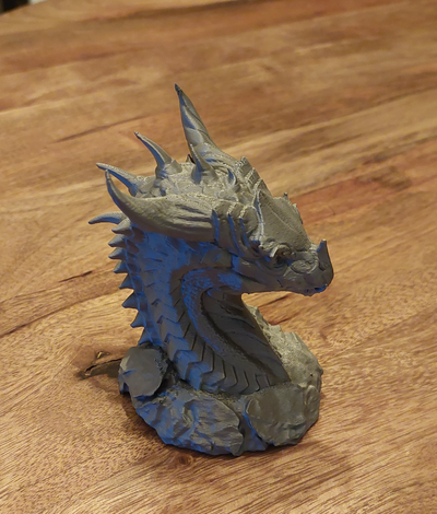 drachen kopf by abonnieren miniaturen kreaturen 2024 3d drucken 3d print model - Mito3D