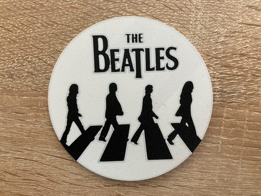 beatles abtei straße untersetzer by yakubhroch kunst zeichen logos 3d print model - Mito3D