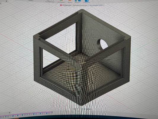 taş ocağı küp by bremen ev halkı dekor kutusu bilderrahmen görüntü resim kutu 3d print model - Mito3D