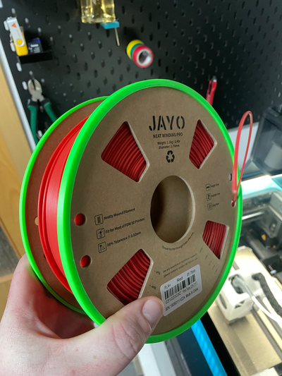 jayo - adapterring by toni boe 3d printer parts adapter filament spool 3d print model - Mito3D