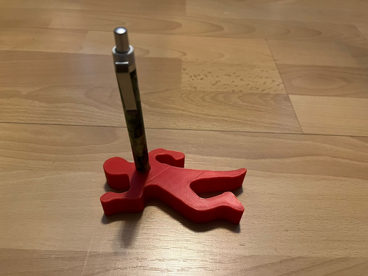 leiche kriminalität szene stift halter unterstützung fünfzehnhalter leiche by mrsretronintendo werkzeuge veranstalter kreide gliederung toter körper bleistift 3d print model - Mito3D