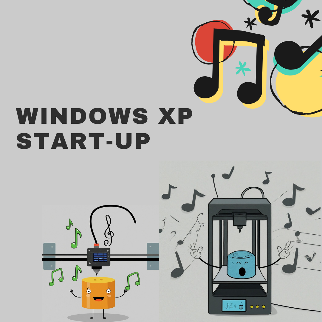 a1 start sound windows xp startup mini printer noise by thundercat 3d accessories music tone audio song 3D print model - Mito3D