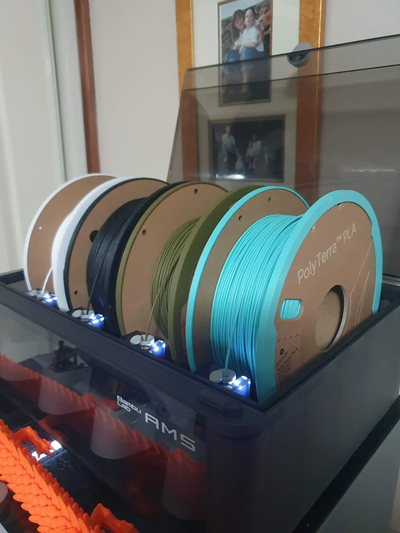 polymaker polyterra cardboard spool ring ams by chamomile 3d printer accessories 3d print model - Mito3D