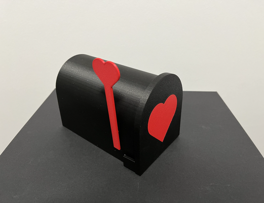 love letter box by tiborges fashion models valentine valentiensday gift ring jewelery jewelry letterbox 3d print model - Mito3D