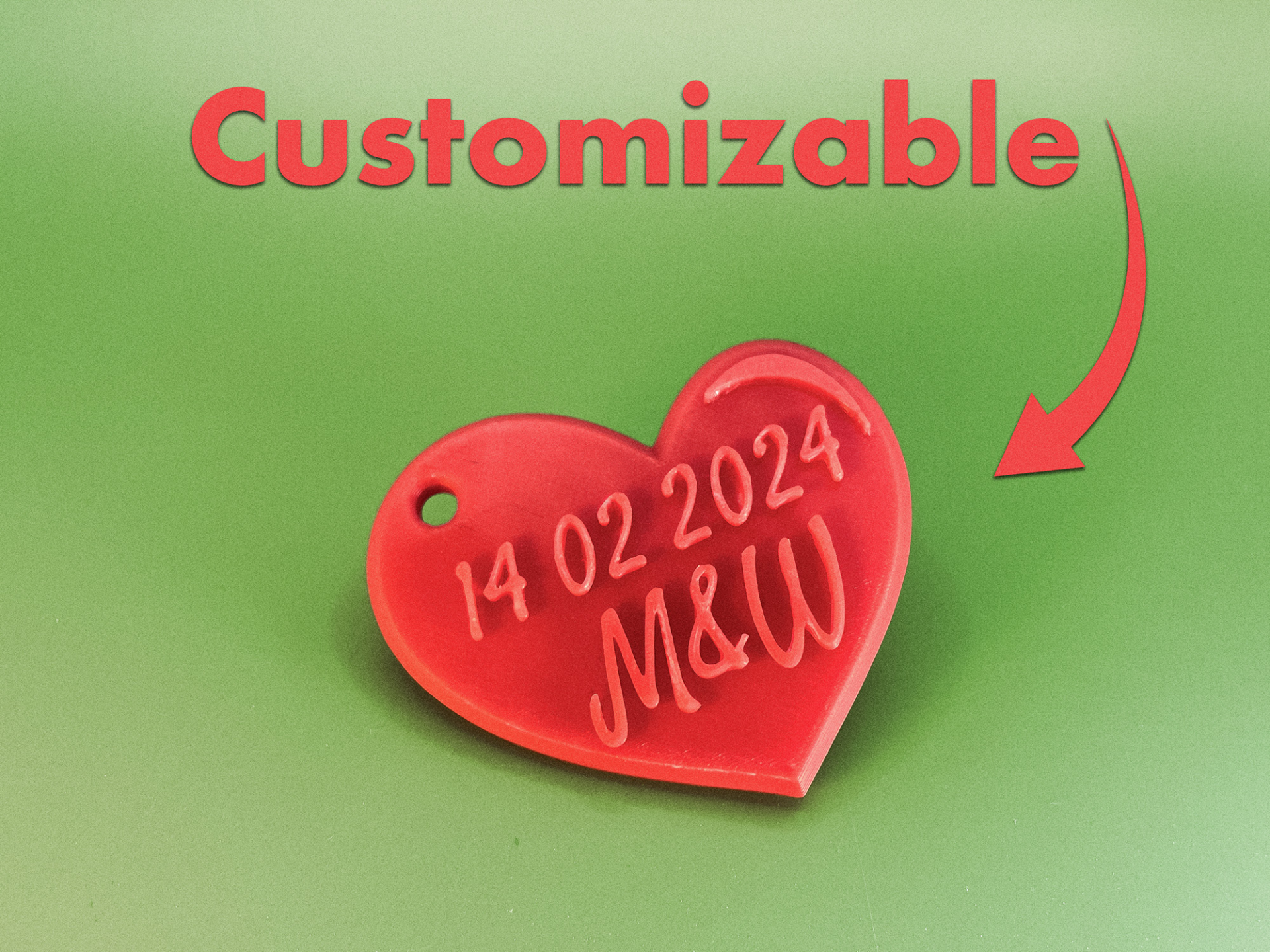 personalizable corazón llavero ams by tristemente arte 2d llave corazones amor enamorado día san valentín valentinesday2024 personalizado vivo risa schluessel anhaenger schluesselanhaenger lujoso lindo dulce 3D print model - Mito3D