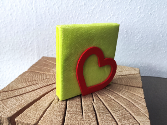 napkin holder taschentuch box by utilidade diversão casa decoração amar coração namorados ame deco deko escritório vivo escrivaninha estante vermelho fofa casal presente geschenk sie er menina mulher homens marido noiva casamento aniversário 3d print model - Mito3D