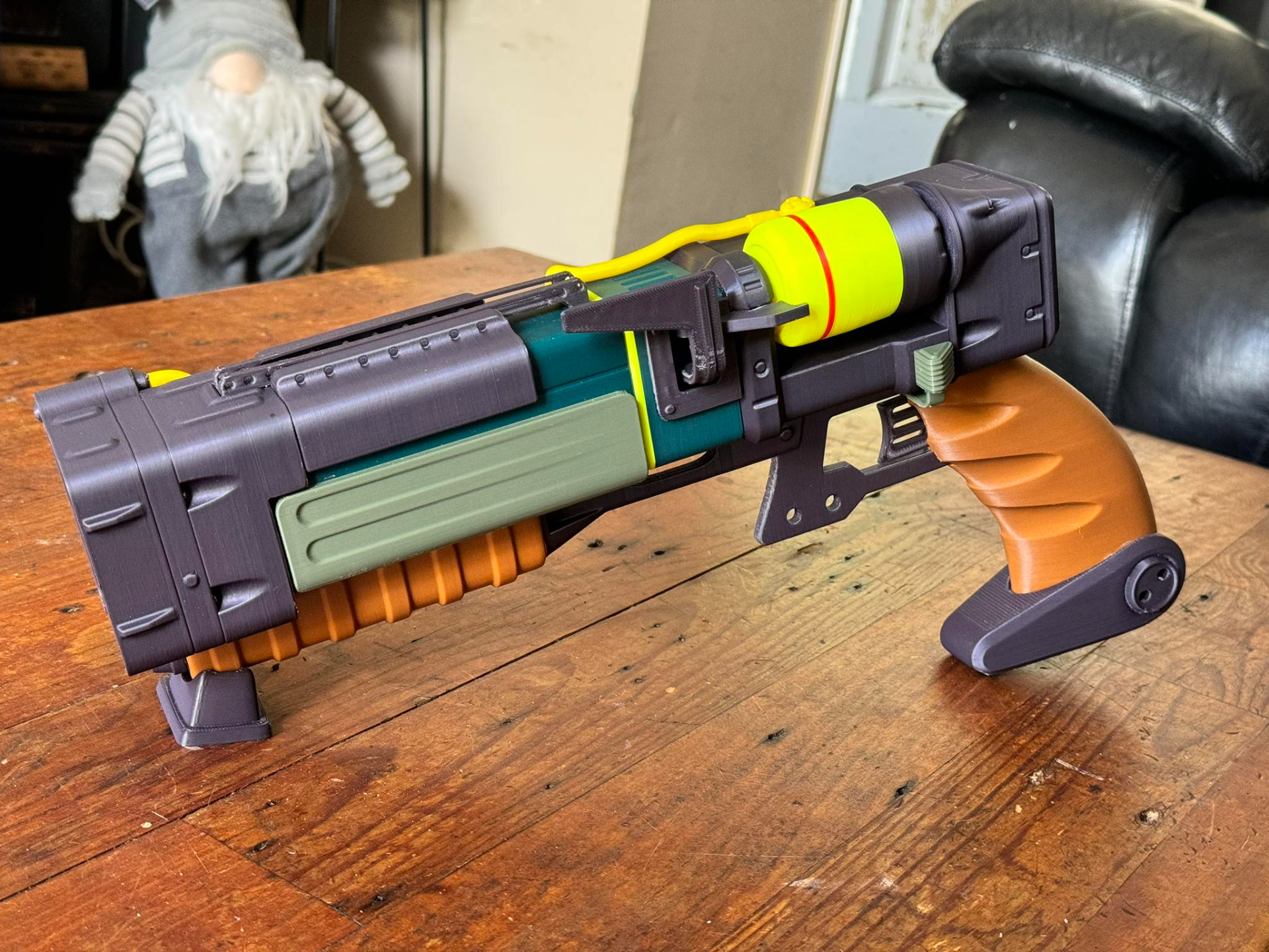 fallout aep9 laser pistol redux - ams single color profiles improvements remixed by faran3d props & cosplays replica weapon 4 3 76 vegas pipboy vaulttec vault tec gun fuelcell lazer 3D print model - Mito3D