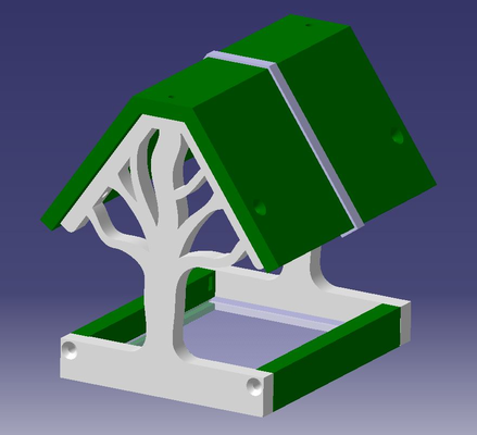 bird feeder by jiri g household garden birds decoration homemade gadget 3d print model - Mito3D