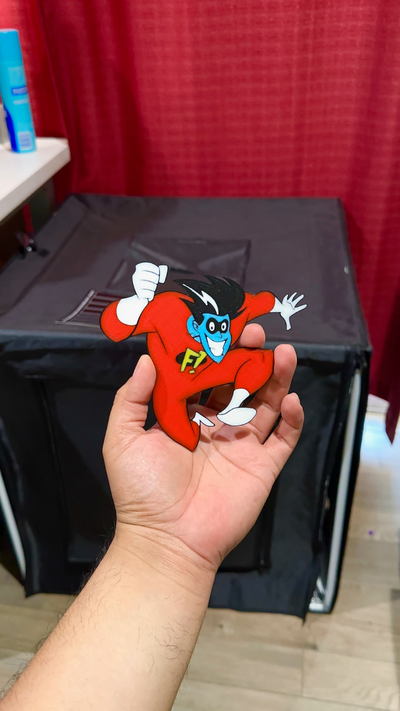 freakazoid 2d parede arte by antônio 323 2dwallart admirador 90skids 3d print model - Mito3D