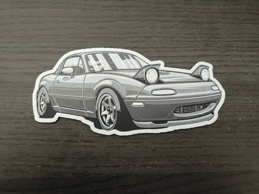 mazda mx5 miata hutschmiede by abonnieren kunst 2d fahrzeug wagen 3d print model - Mito3D