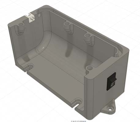 bentobox base interruttore jst presa remixato by ansia 3d stampante accessori x1c p1s allegato 3d print model - Mito3D