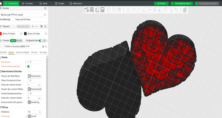 herzbox by abonnieren haushalt feierlichkeiten herz box multi farbe valentinstag 3d print model - Mito3D