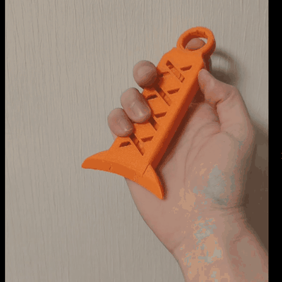 otf &otf kunai toy by phaeozem toys & games 3d print model - Mito3D