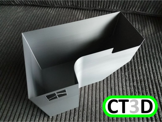 cocô rampa carbono x1c p1p p1s by chris1974 3d impressora acessórios cesta balde desperdício bin recipiente caixa 3d print model - Mito3D