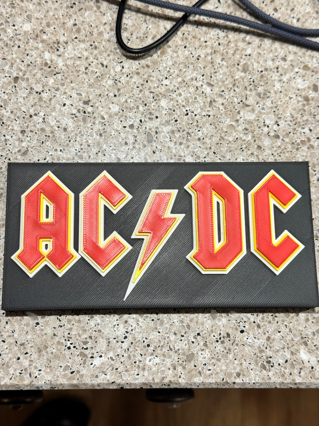 ac dc gruppo musicale cartello remixato by davglass arte segni loghi 80snostalgia acdc roccia difficile 3D print model - Mito3D