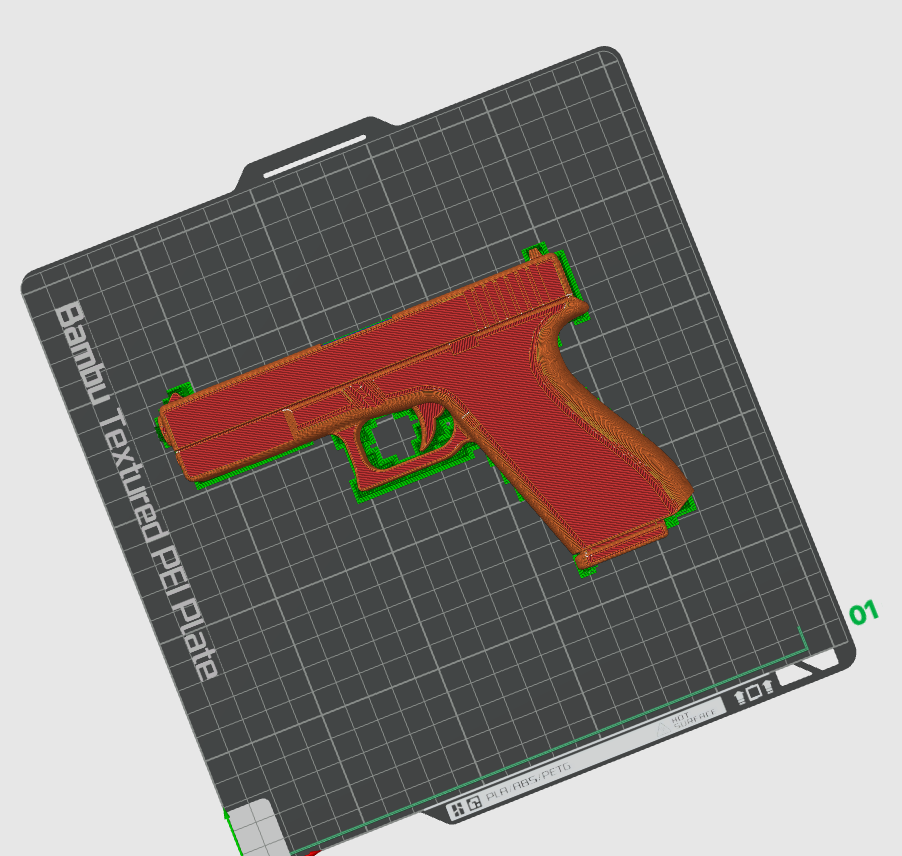 simulacre glock 17 by msl16 76 loisir diy sport air 3D print model - Mito3D