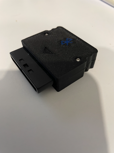 esp32 ps2 blueretro case by sajmon162 hobby & diy electronics ps2-adapter playstation 2 bluetooth 3d print model - Mito3D