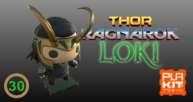 loki thor ragnarok neu gemischt by ballucz spielzeuge spiele zeichen film wunder niedlich 3d print model - Mito3D