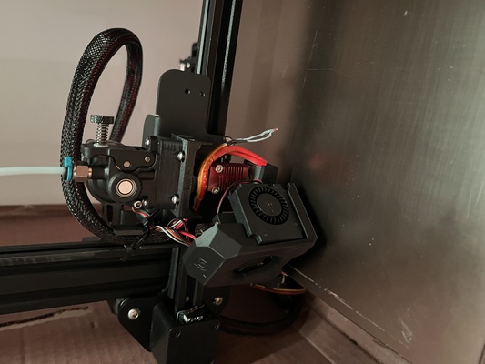 apogee toolhead mount ender 3 max remixed by cjs10mm 3d printer parts orbiter orbiterextruder 3d print model - Mito3D