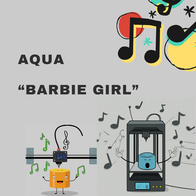 a1 comienzo sonido agua barbie niña mini impresora ruido by trueno gato 3d accesorios música tono audio puesta marcha canción 3d print model - Mito3D