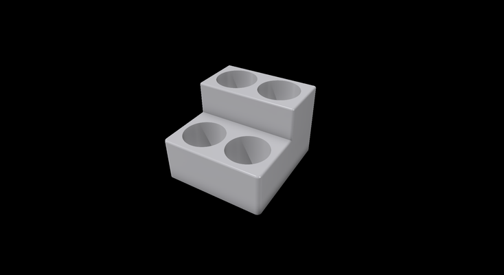 18650 18350 battery box by household office holder 3d print model - Mito3D