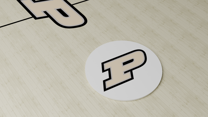 purdue untersetzer by miker73 haushalt dekor ncaa basketball abonnieren 3d print model - Mito3D