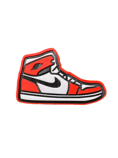 nike ar jordânia 1 magnético remixado by jdwede arte 2d sapato geladeira ímãs frigorífico imã michael basquetebol nba parede 3d print model - Mito3D