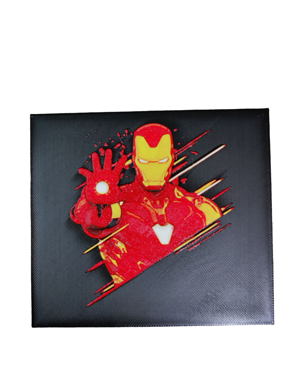 iron man hueforge by disttrack3d generative 3d model & lithophane ironman fast 3D print model - Mito3D