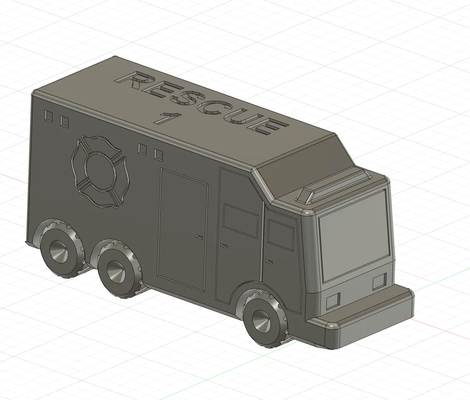 p1p salvare camion by roguemedic giocattoli giochi 3d print model - Mito3D