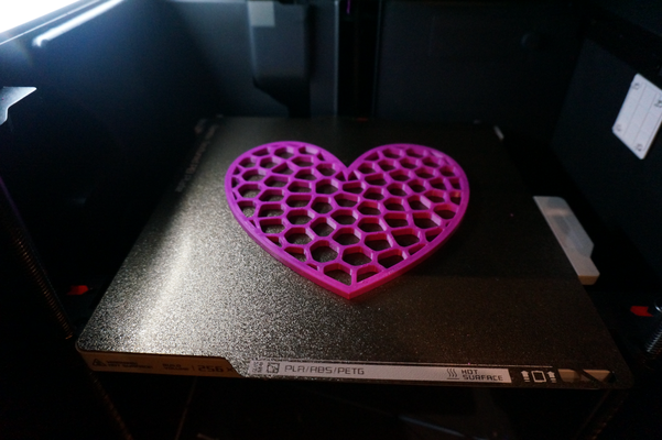 voronoi cuore by menlolo arte modelli amore 3d print model - Mito3D