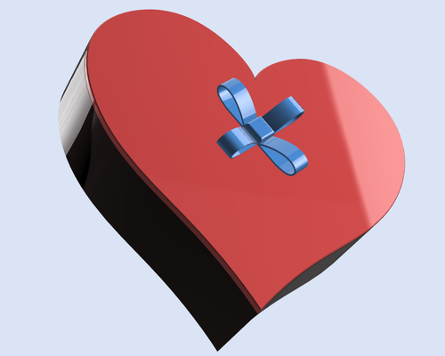 heart box herz v2 by faydasız eğlence ev halkı dekor kalp hediye mağaza kutu kasa aşk sevilen düğün deko gelin kız arkadaşlar şekil kırmızı 3d sanat yaşayan oda sıra raf hobi geschenk sevgililer günü etiket valentin 3d print model - Mito3D