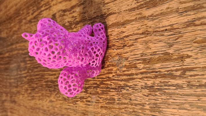 voronoi unicorno by dohara1985 domestico arredamento buchi voronoidesign 3d print model - Mito3D